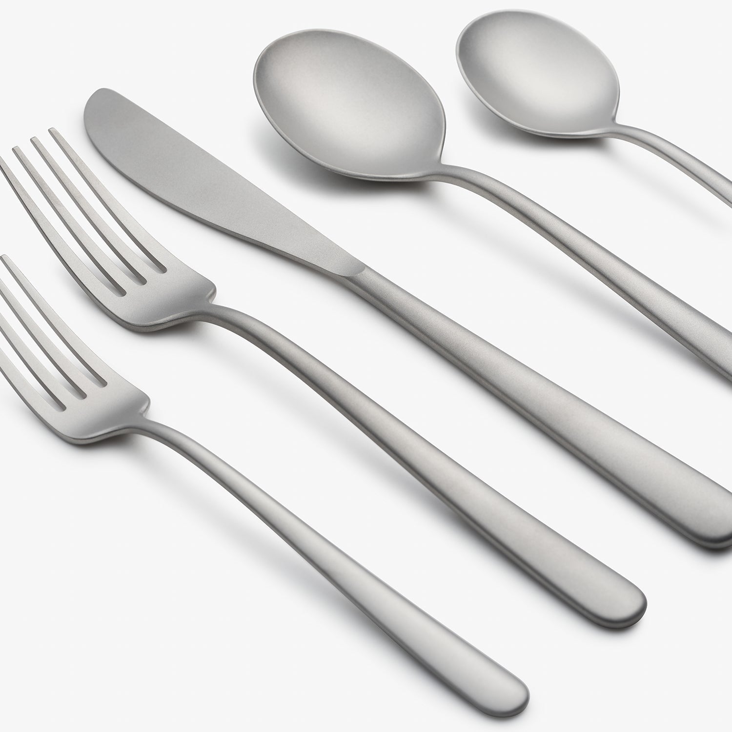 Lenox Fine Lenox Fine Lorenn Sand 20-Piece Flatware Set - Image 3