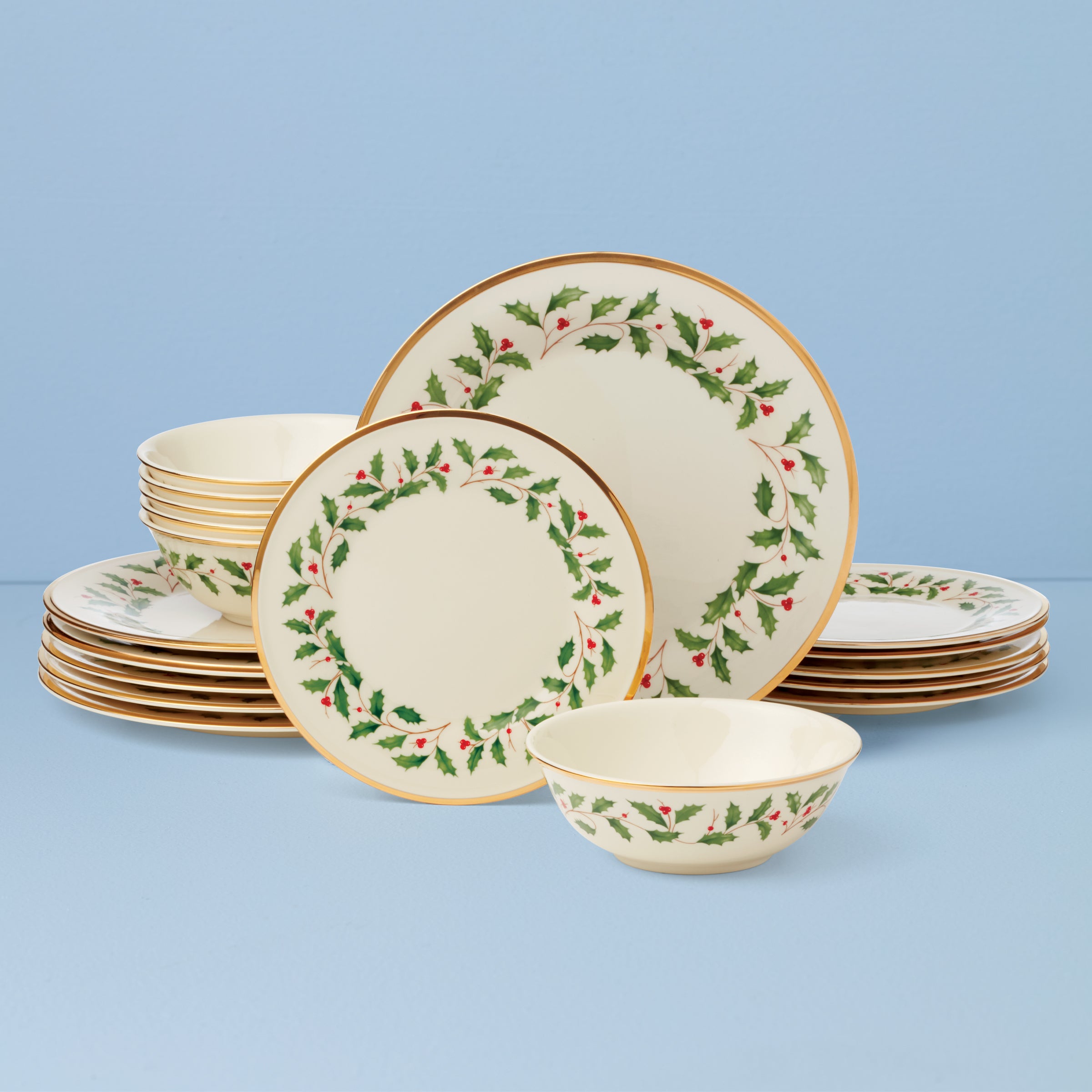 Lenox Fine Lenox Fine Holiday 18-Piece Dinnerware Set