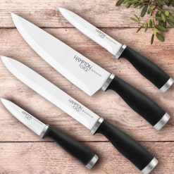 Alternative view of Lenox Fine Lenox Fine Epicure Black 4-Piece Soft-Grip Cutlery Set