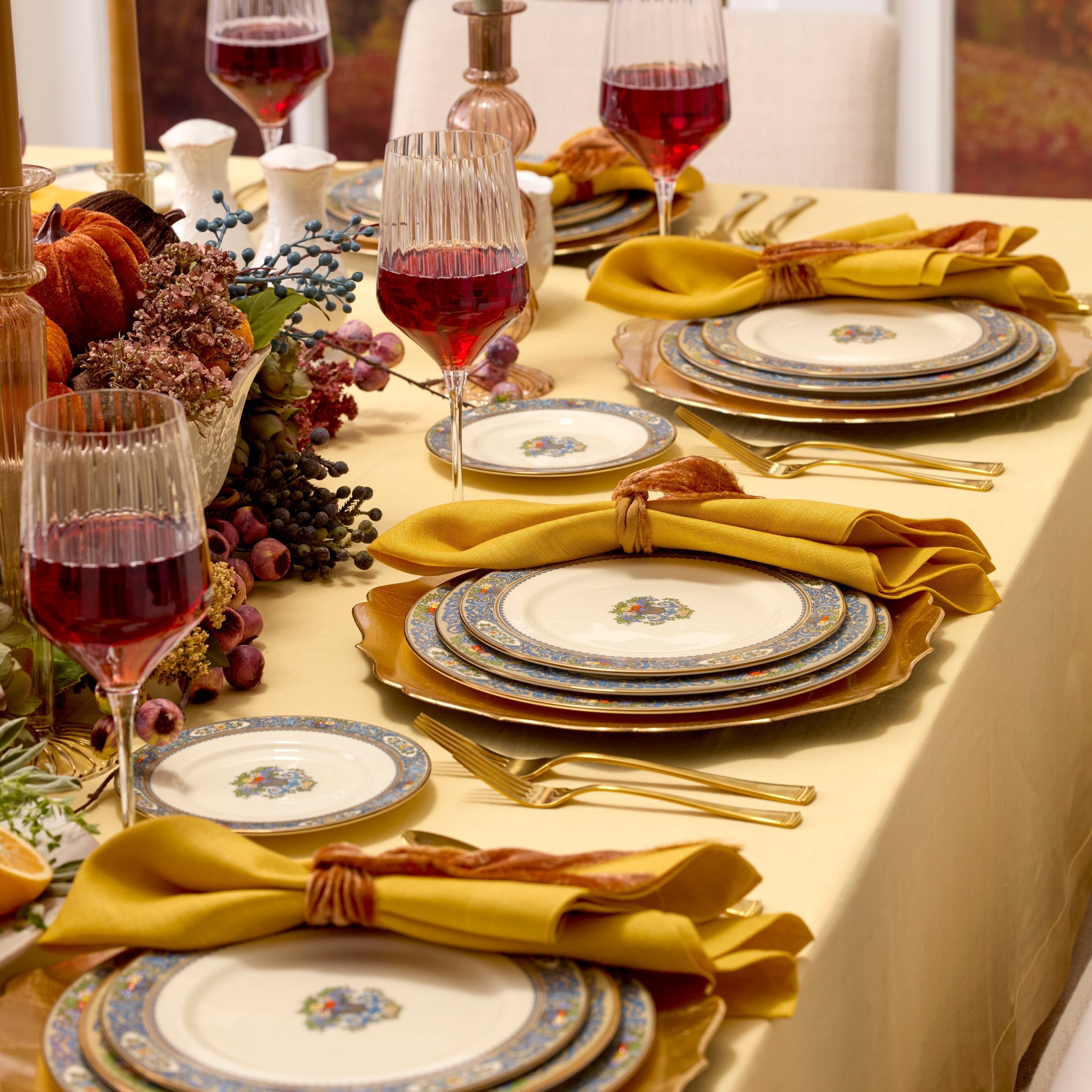 Lenox Fine Lenox Fine Tuscany Classics Angled Optic Wine Glasses, Set of 6 - Image 4
