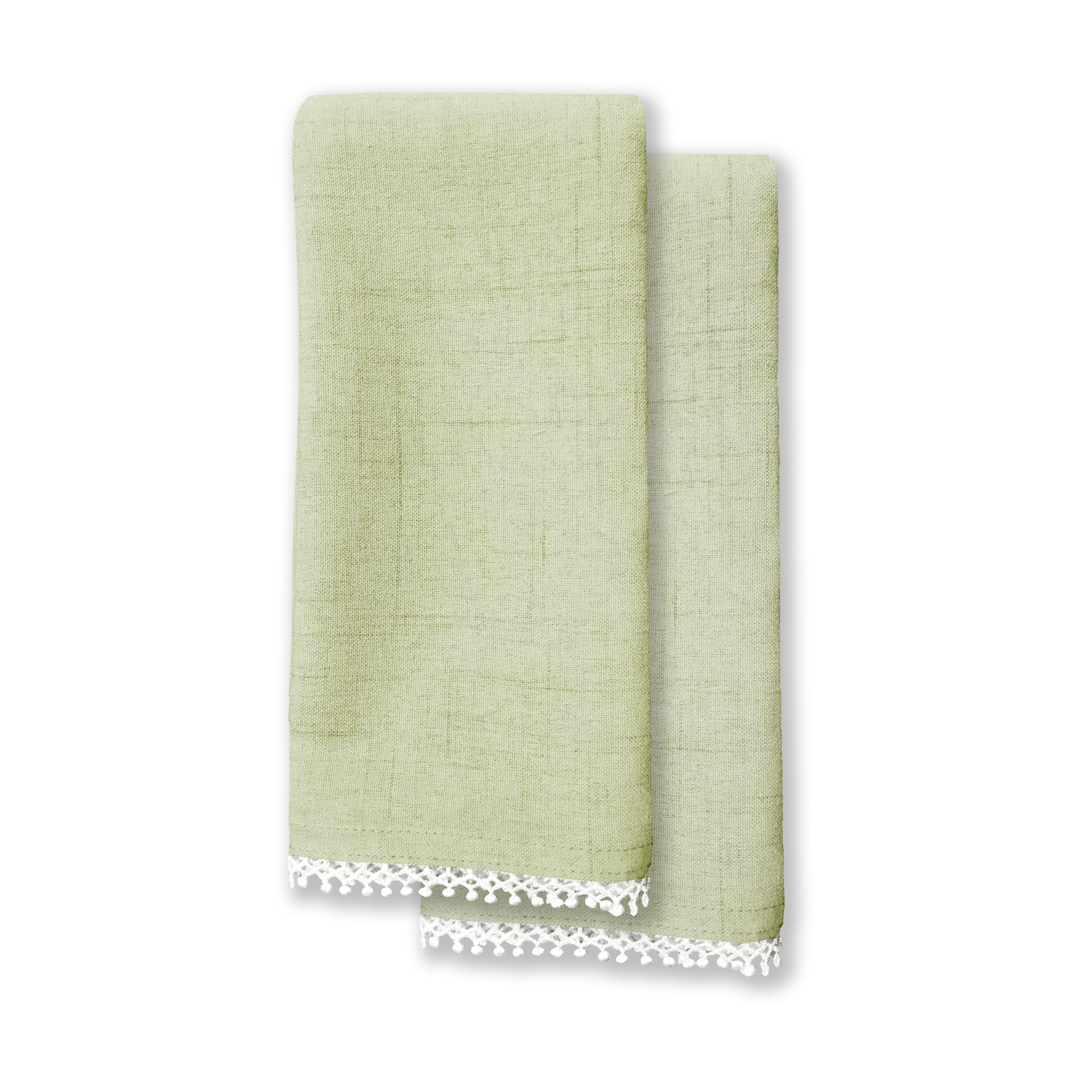 Lenox Fine Lenox Fine French Perle Pistachio Napkin, Set of 2 - Image 2