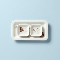 Lenox Fine Lenox Fine Butterfly Meadow Sushi Plate & Bowls