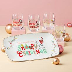 Alternative view of Lenox Fine Lenox Fine Snoopy Christmas Hors d'Oeuvre Tray