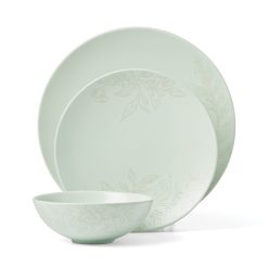 Alternative view of Lenox Fine Lenox Fine Roseto Soft Sage 12-Piece Dinnerware Set