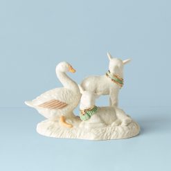 Lenox Fine Lenox Fine First Blessing Goose & Lambs Figurine