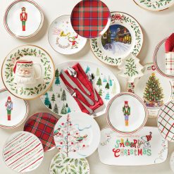 Alternative view of Lenox Fine Lenox Fine Holiday Dinnerware Dinner Plates, Set of 4