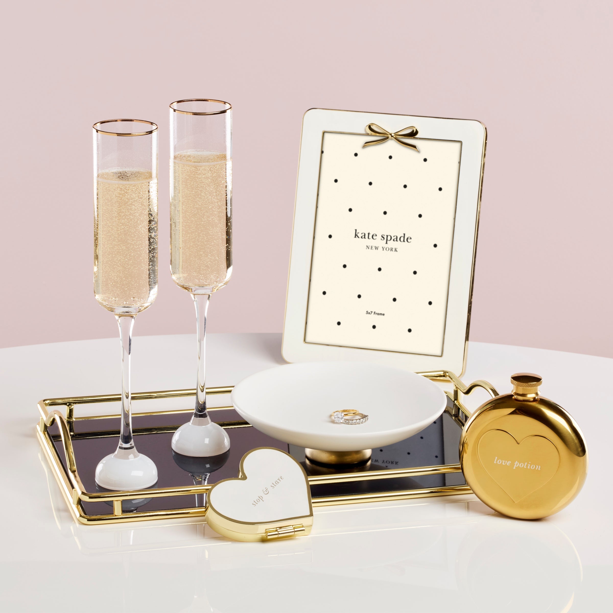 Lenox Fine Lenox Fine Make It Pop Navy Glass Vanity Tray - Image 3