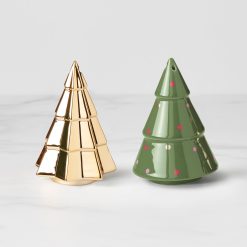 Lenox Fine Lenox Fine Figural Evergreen Tree Salt & Pepper Set
