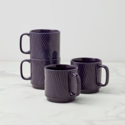 Lenox Fine Lenox Fine Modulus Nightshade Mugs, Set of 4