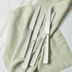 Alternative view of Lenox Fine Lenox Fine Reid Satin Dinner Knives,  Set of 4