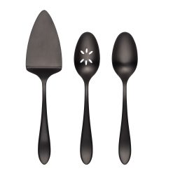 Lenox Fine Lenox Fine Waldwick Black Satin 3-Piece Hostess Set