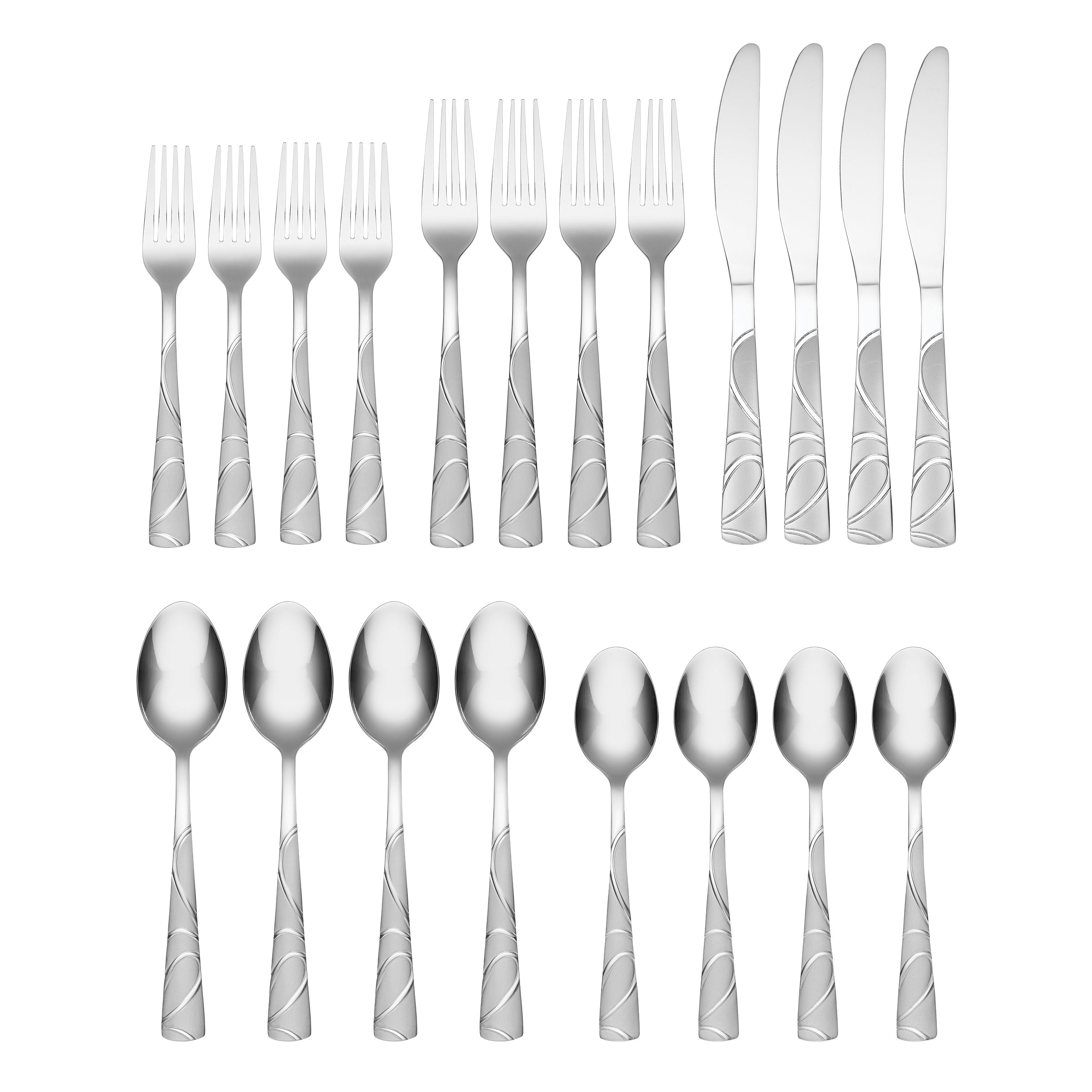 Lenox Fine Lenox Fine Sasha Sand 20-Piece Flatware Set - Image 2