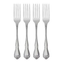 Lenox Fine Lenox Fine True Rose Everyday Flatware Dinner Forks, Set Of 4