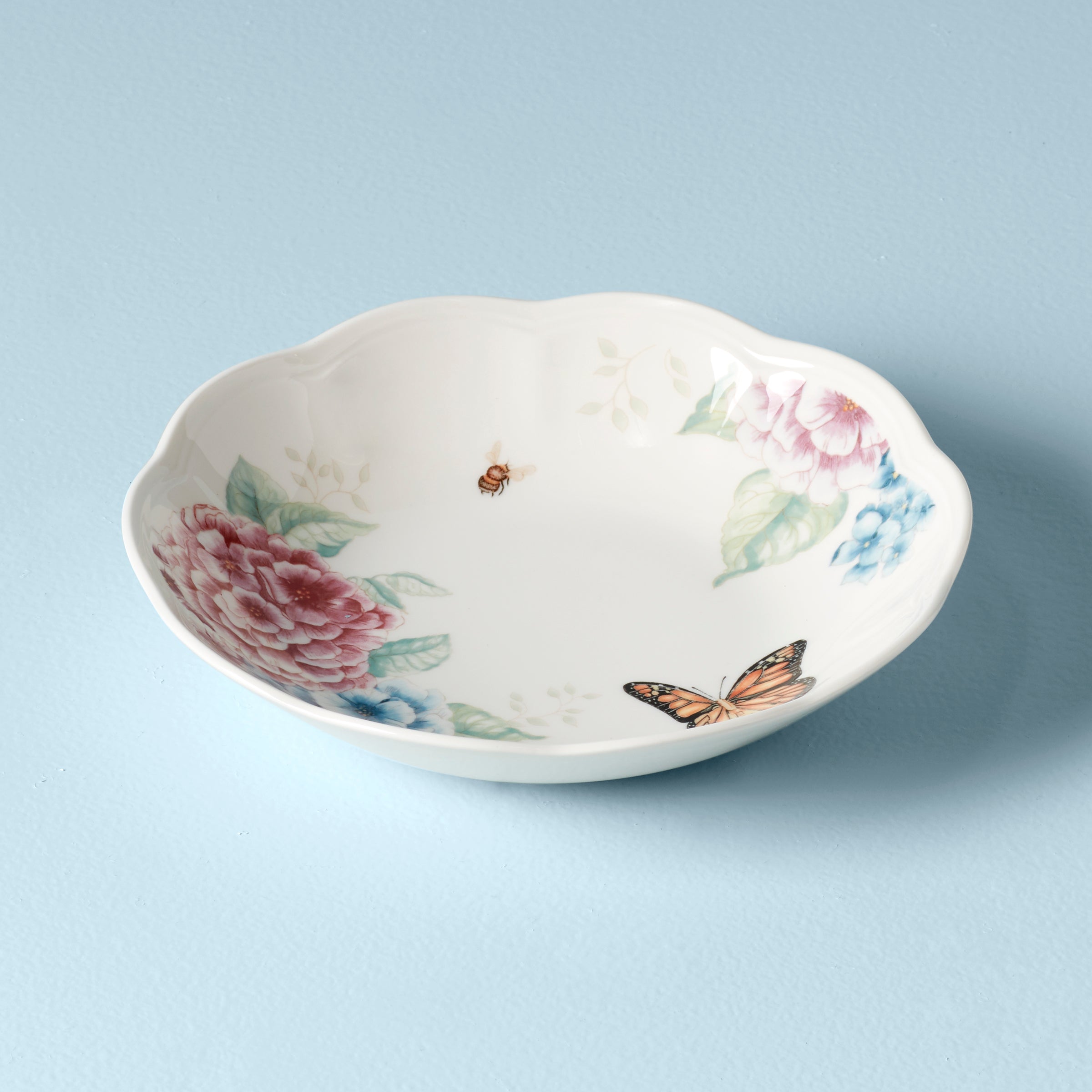 Lenox Fine Lenox Fine Butterfly Meadow Hydrangea Pasta Bowl