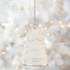 Alternative view of Lenox Fine Lenox Fine Personalized Celebrate Love Wedding Cake Ornament