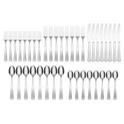 Alternative view of Lenox Fine Lenox Fine Raiden 40-Piece Flatware Set with Caddy