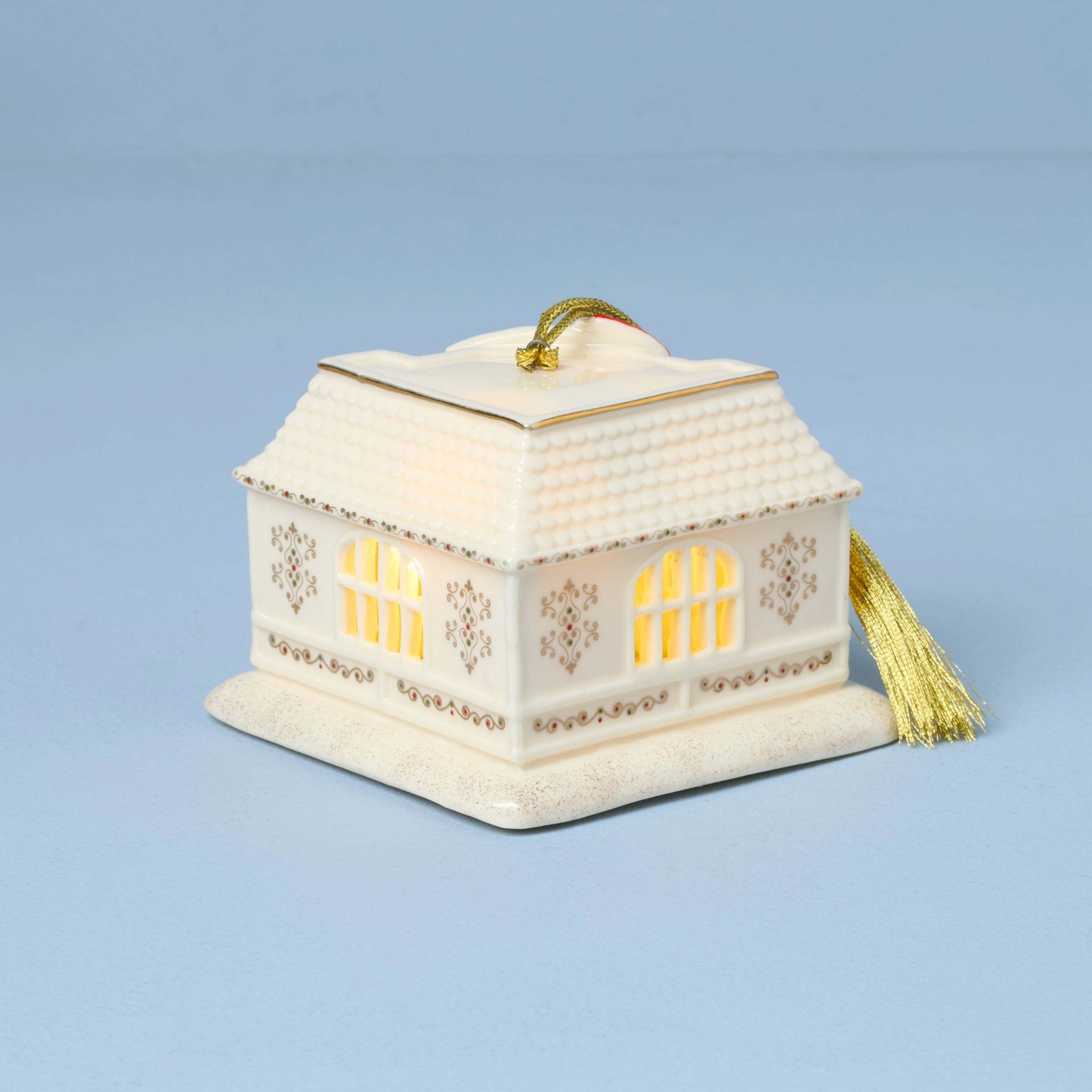 Lenox Fine Lenox Fine Mistletoe Park Diner Lit Ornament - Image 3