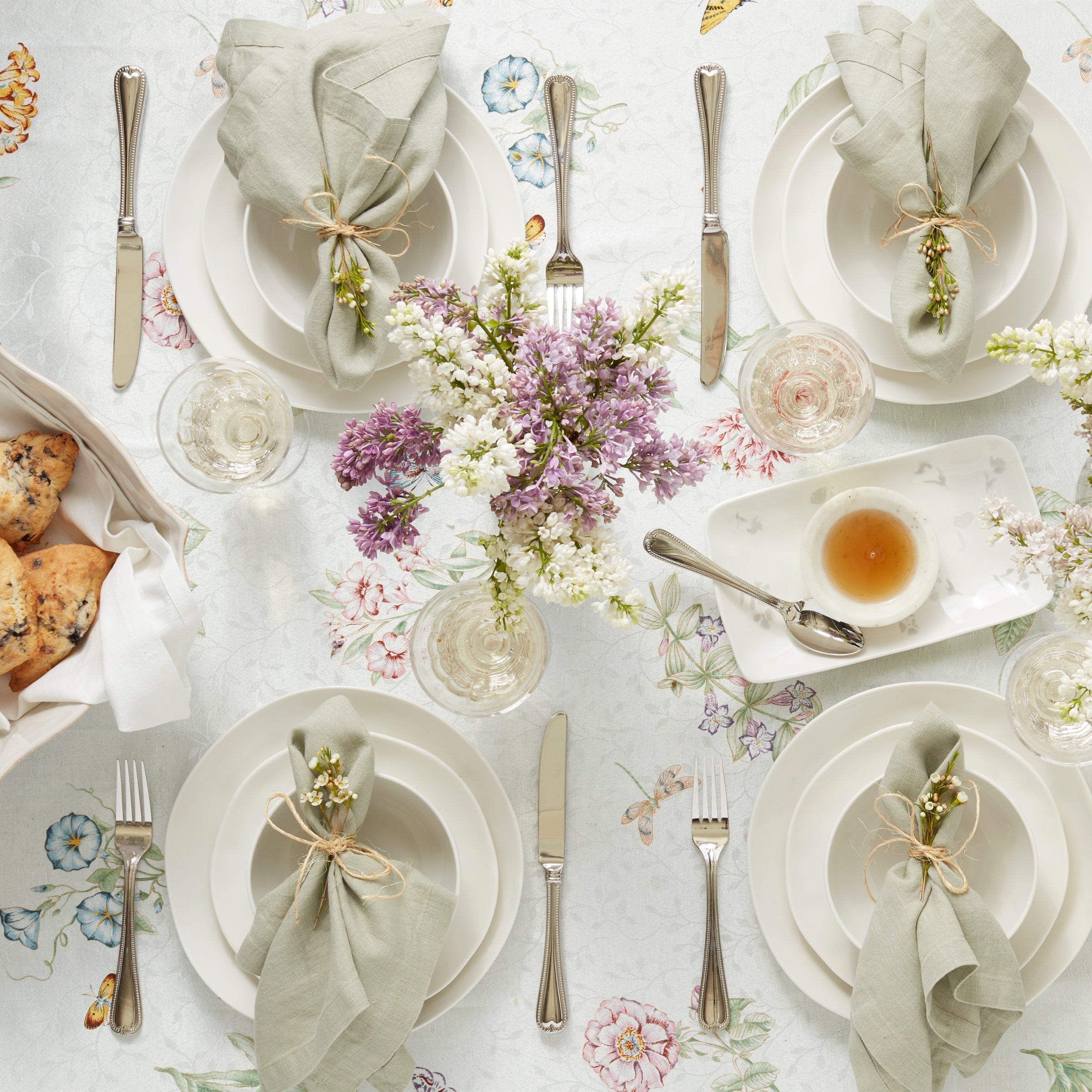 Lenox Fine Lenox Fine Bay Colors White 12-Piece Dinnerware Set - Image 3