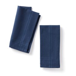 Lenox Fine Lenox Fine Essentials Navy Dinner Napkins, Set of 2