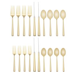 Lenox Fine Lenox Fine Malmo Gold 20-Piece Flatware Set