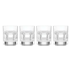 Lenox Fine Lenox Fine Hudson Crystal Double Old Fashion Glasses, Set of 4