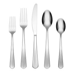 Lenox Fine Lenox Fine Raiden 40-Piece Flatware Set with Caddy