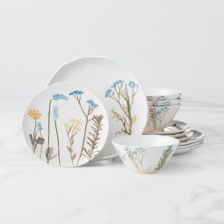 Lenox Fine Lenox Fine Wildflowers 12-Piece Dinnerware Set