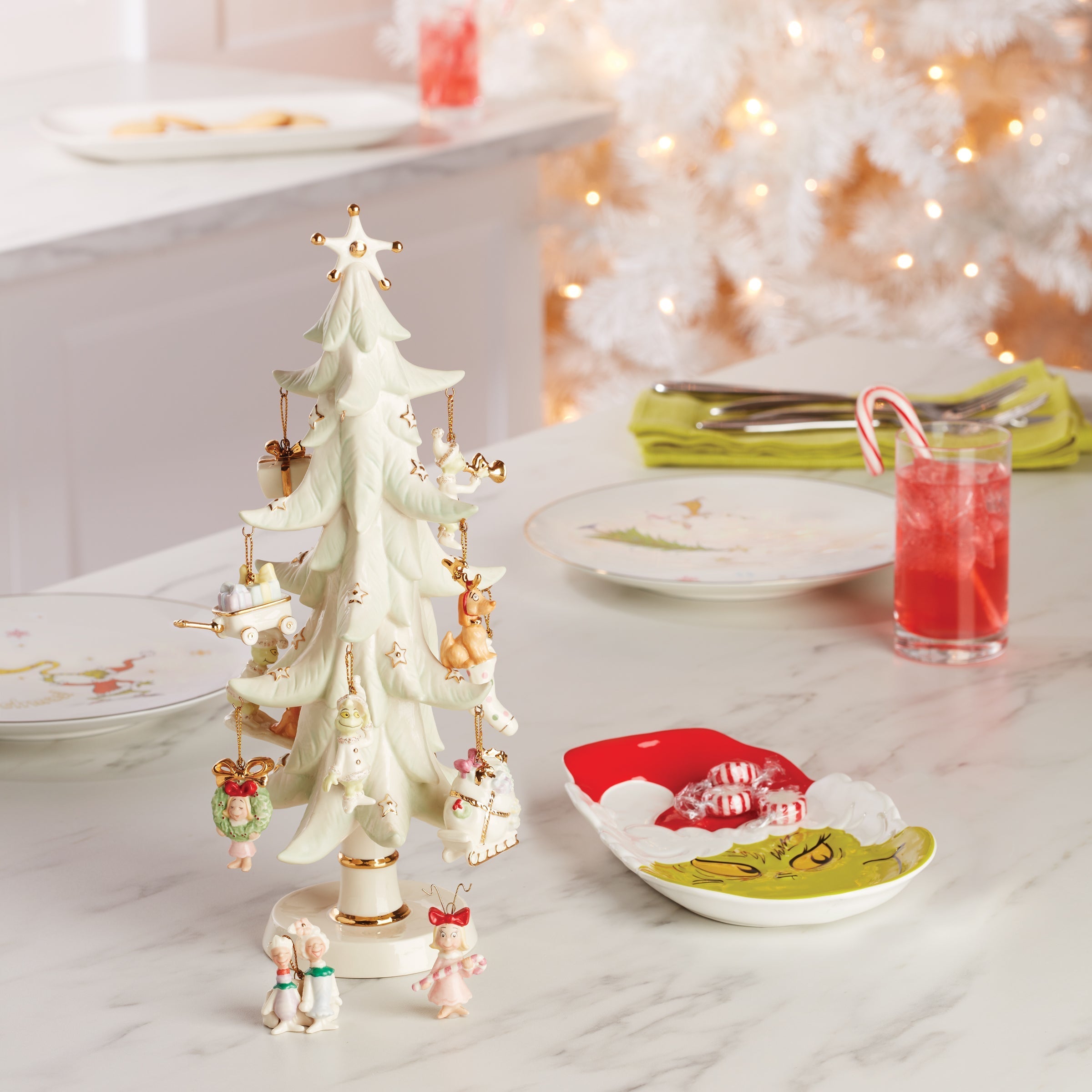 Lenox Fine Lenox Fine Merry Grinchmas Candy Dish - Image 6