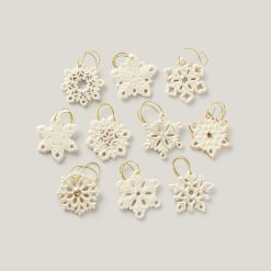 Lenox Fine Lenox Fine Snowflake 10-Piece Mini Ornament Set