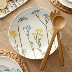 Alternative view of Lenox Fine Lenox Fine Wildflowers Salad Bowl with Servers