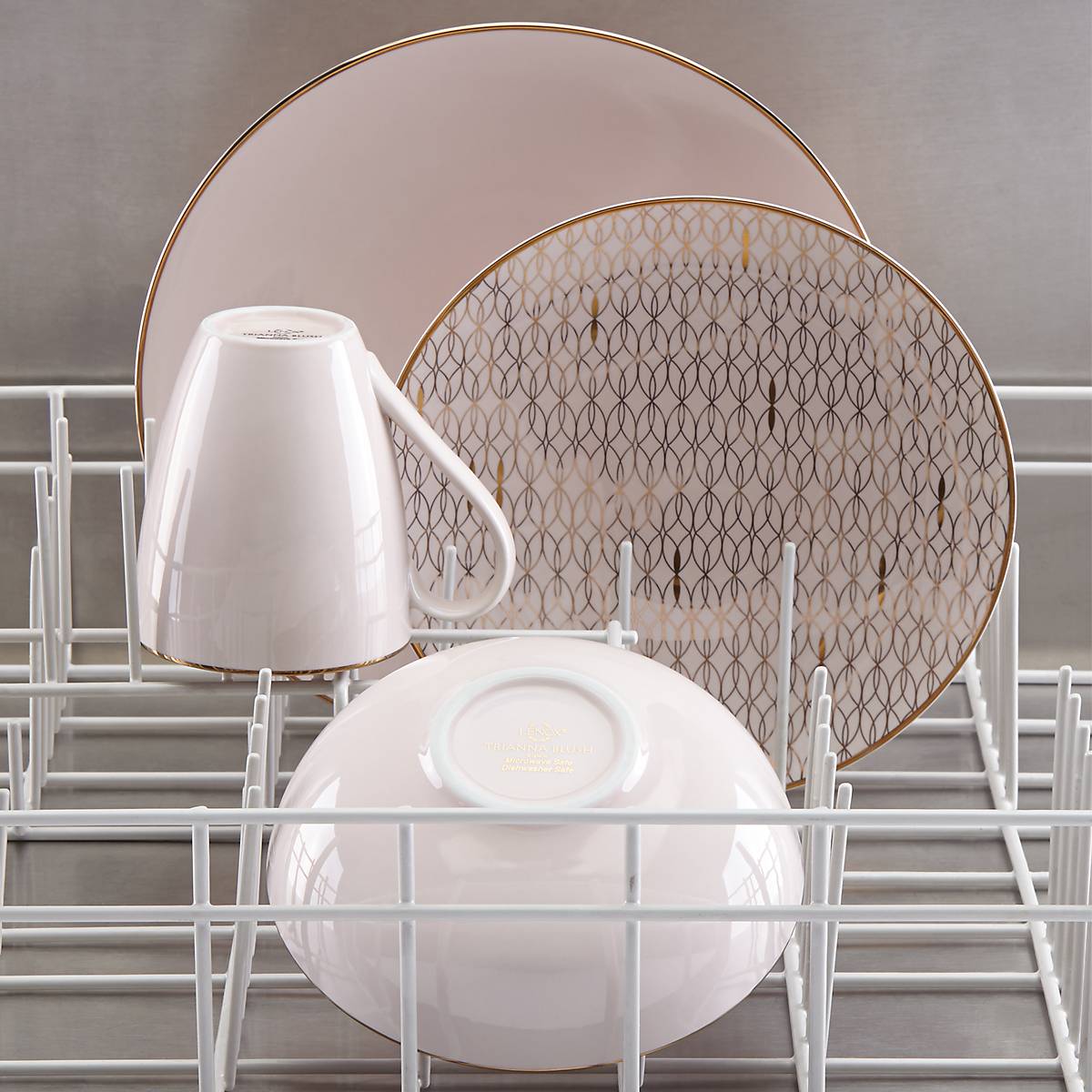 Lenox Fine Lenox Fine Trianna Blush 12-Piece Dinnerware Set - Image 9