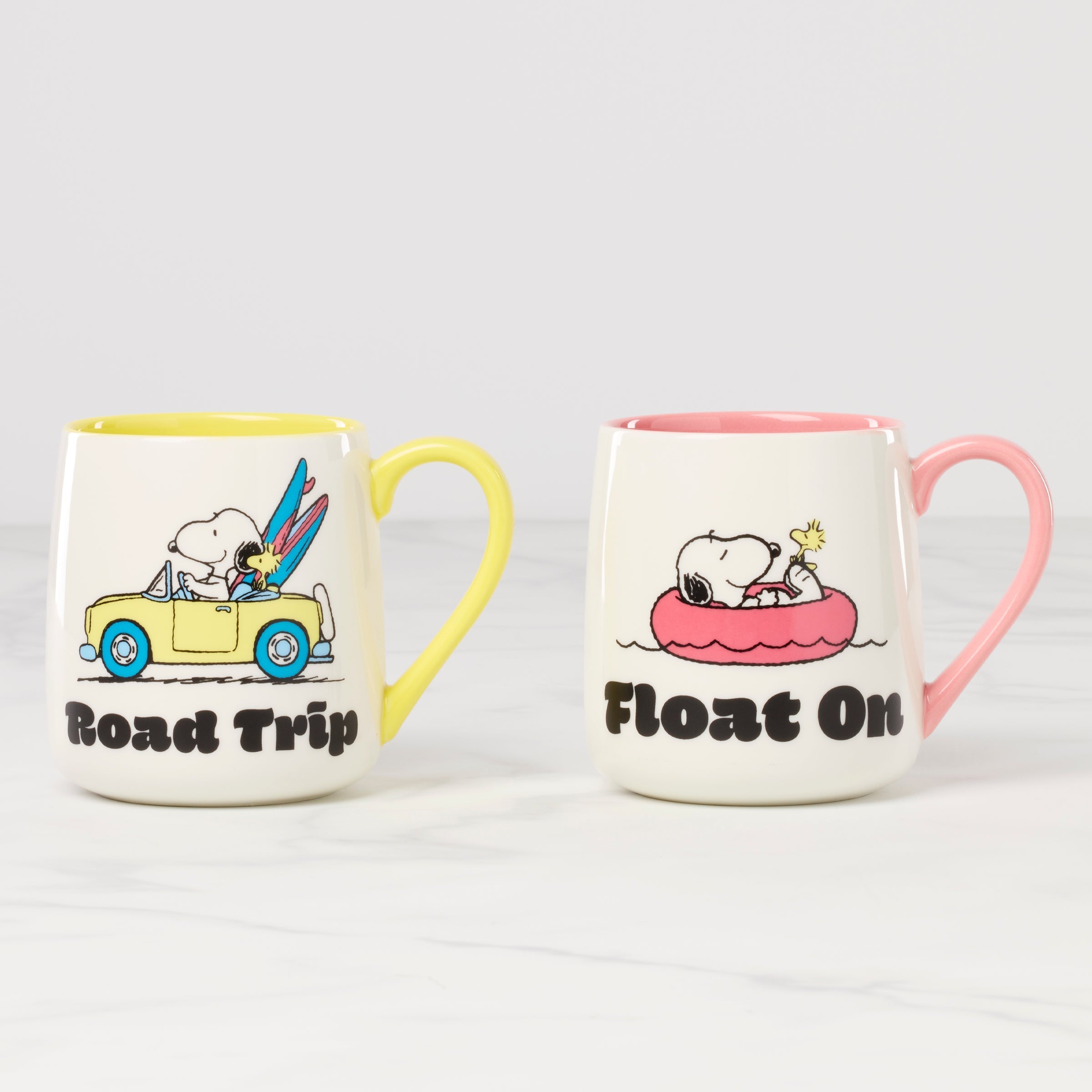 Lenox Fine Lenox Fine Peanuts Mugs Road Trip-Float On, Set of 2