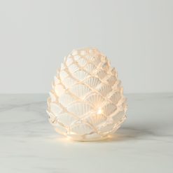 Lenox Fine Lenox Fine White Pinecone Led Light