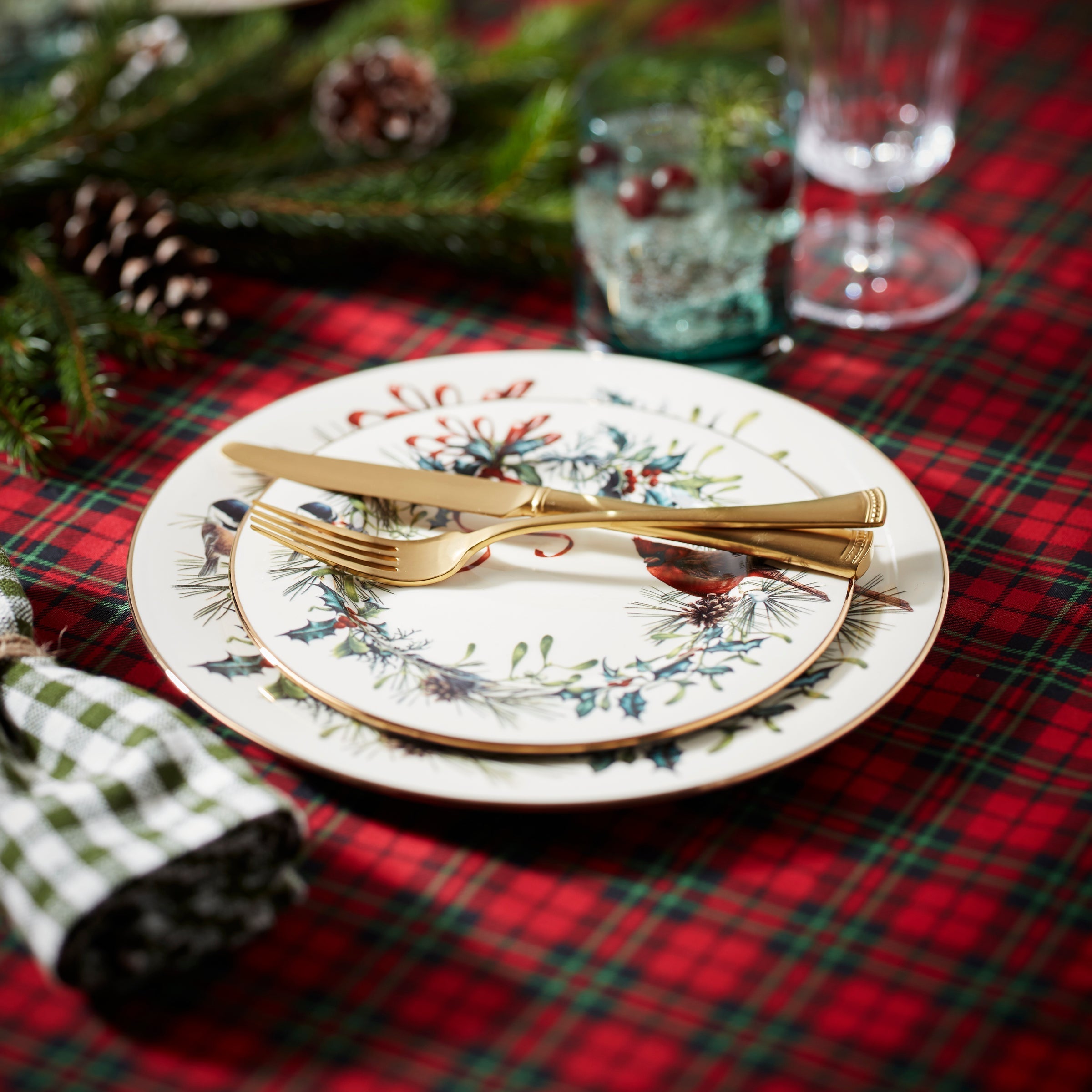 Lenox Fine Lenox Fine Winter Greetings Salad Plate - Image 3