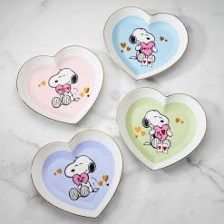 Lenox Fine Lenox Fine Snoopy Valentine's Day Heart Plates, Set of 4