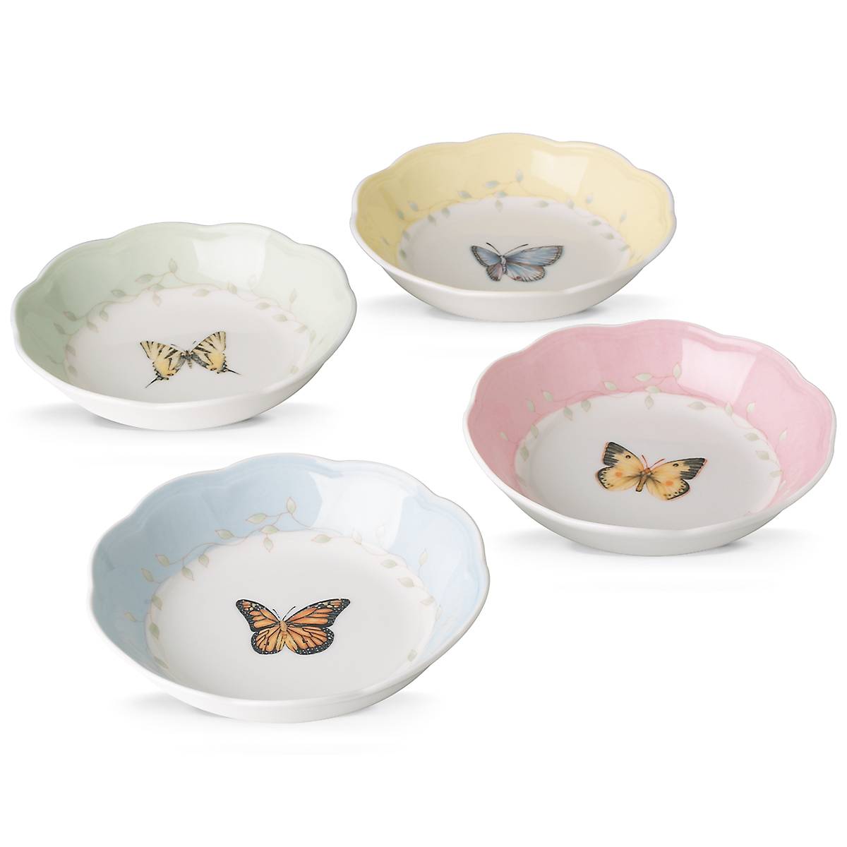 Lenox Fine Lenox Fine Butterfly Meadow Fruit Bowls, Set 4 - Image 4