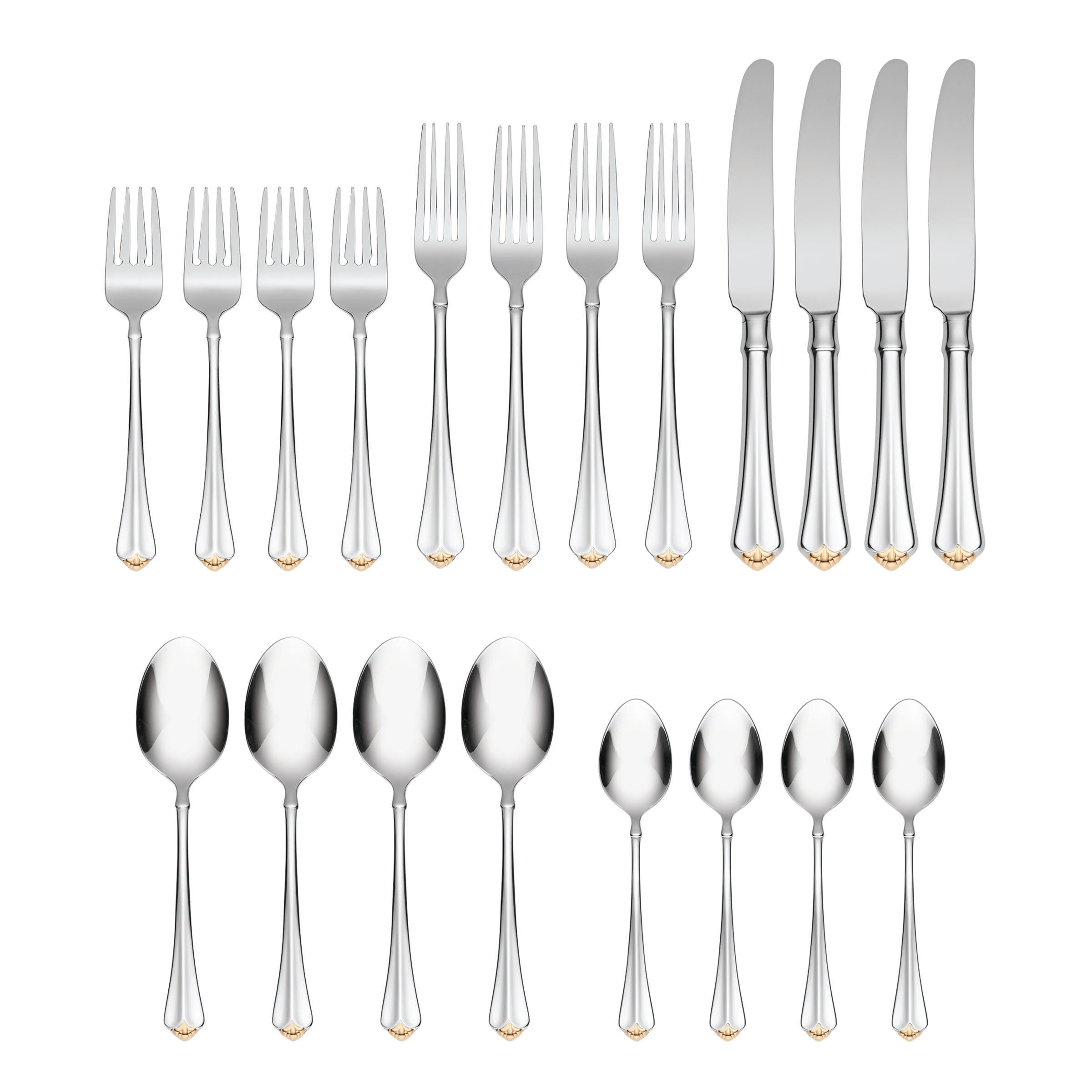 Lenox Fine Lenox Fine Golden Juilliard 20-Piece Flatware Set - Image 4