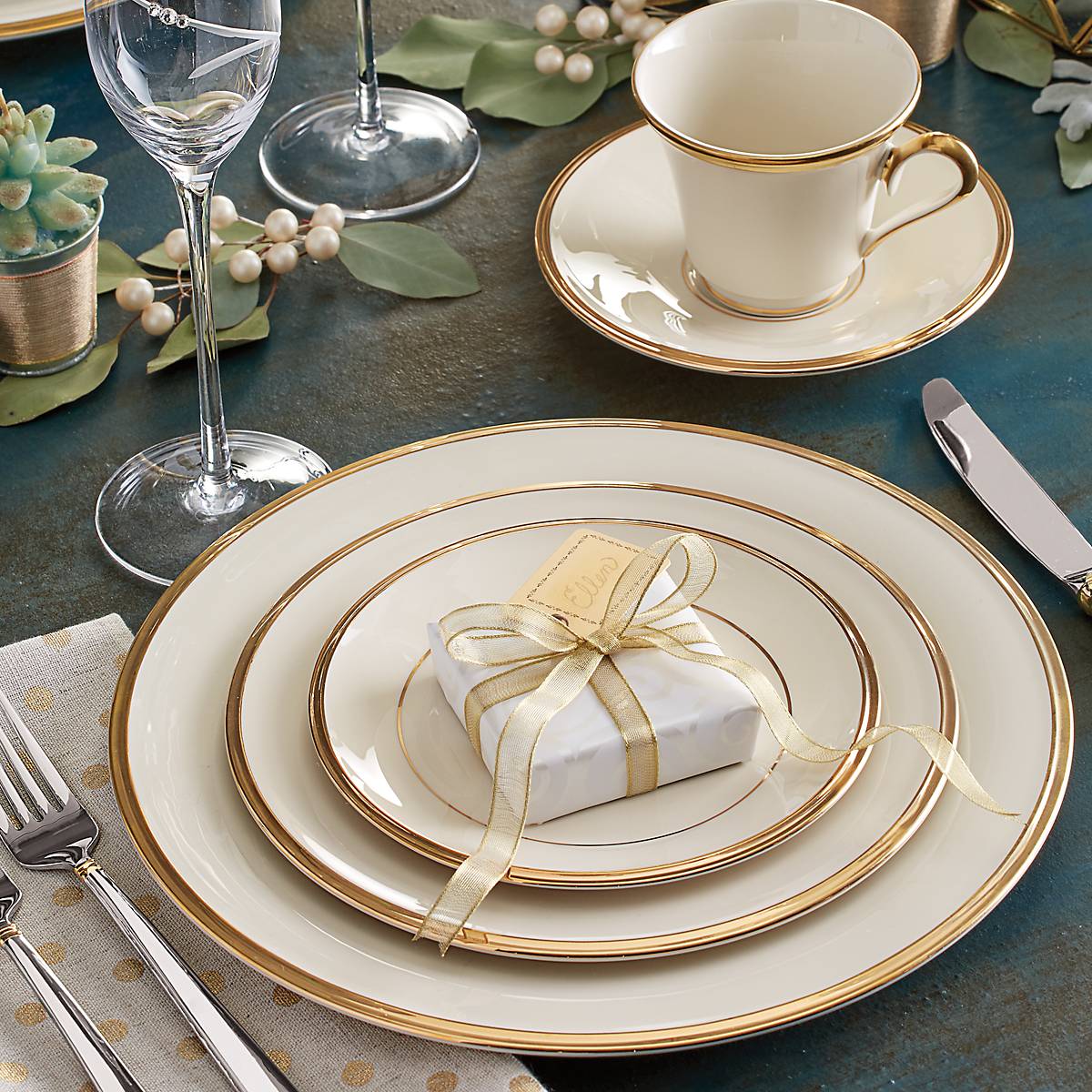 Lenox Fine Lenox Fine Eternal 5-Piece Place Setting - Image 4