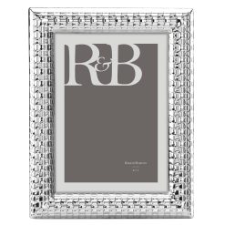 Lenox Fine Lenox Fine Watchband Silver 5x7 Photo Frame