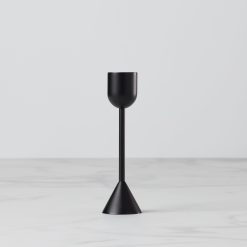 Lenox Fine Lenox Fine Onyx Brass Tall Taper Candle Holder