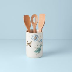 Alternative view of Lenox Fine Lenox Fine Butterfly Meadow 4-Piece Utensil Holder Set
