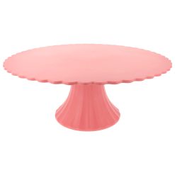 Lenox Fine Lenox Fine Bamboo Pink Large Cake Stand