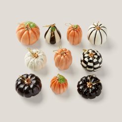 Lenox Fine Lenox Fine Pumpkin 10-Piece Mini Ornament Set