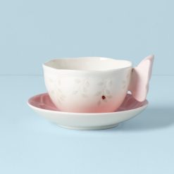 Lenox Fine Lenox Fine Butterfly Meadow Floral Pink Cup & Saucer