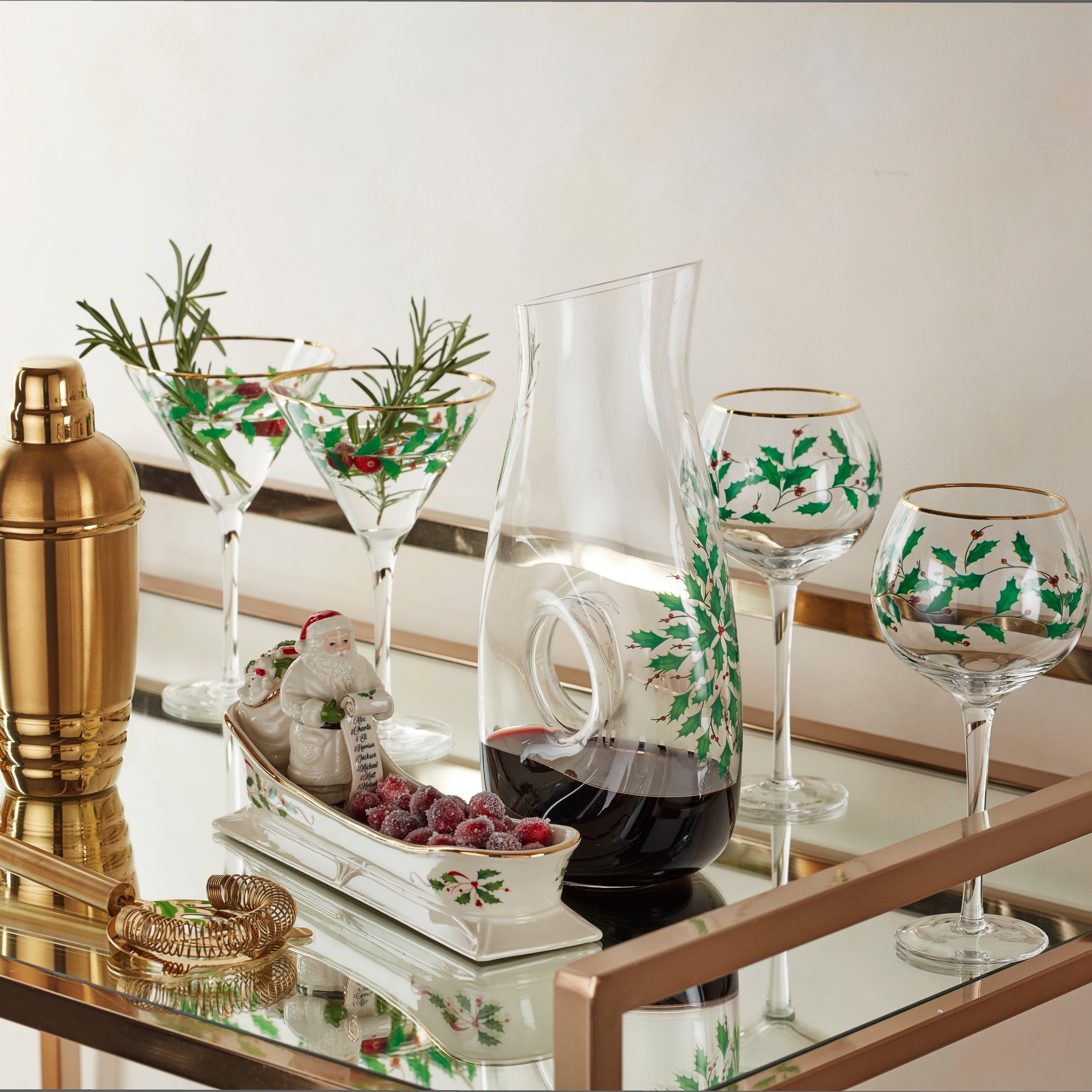 Lenox Fine Lenox Fine Holiday Pierced Decanter - Image 3