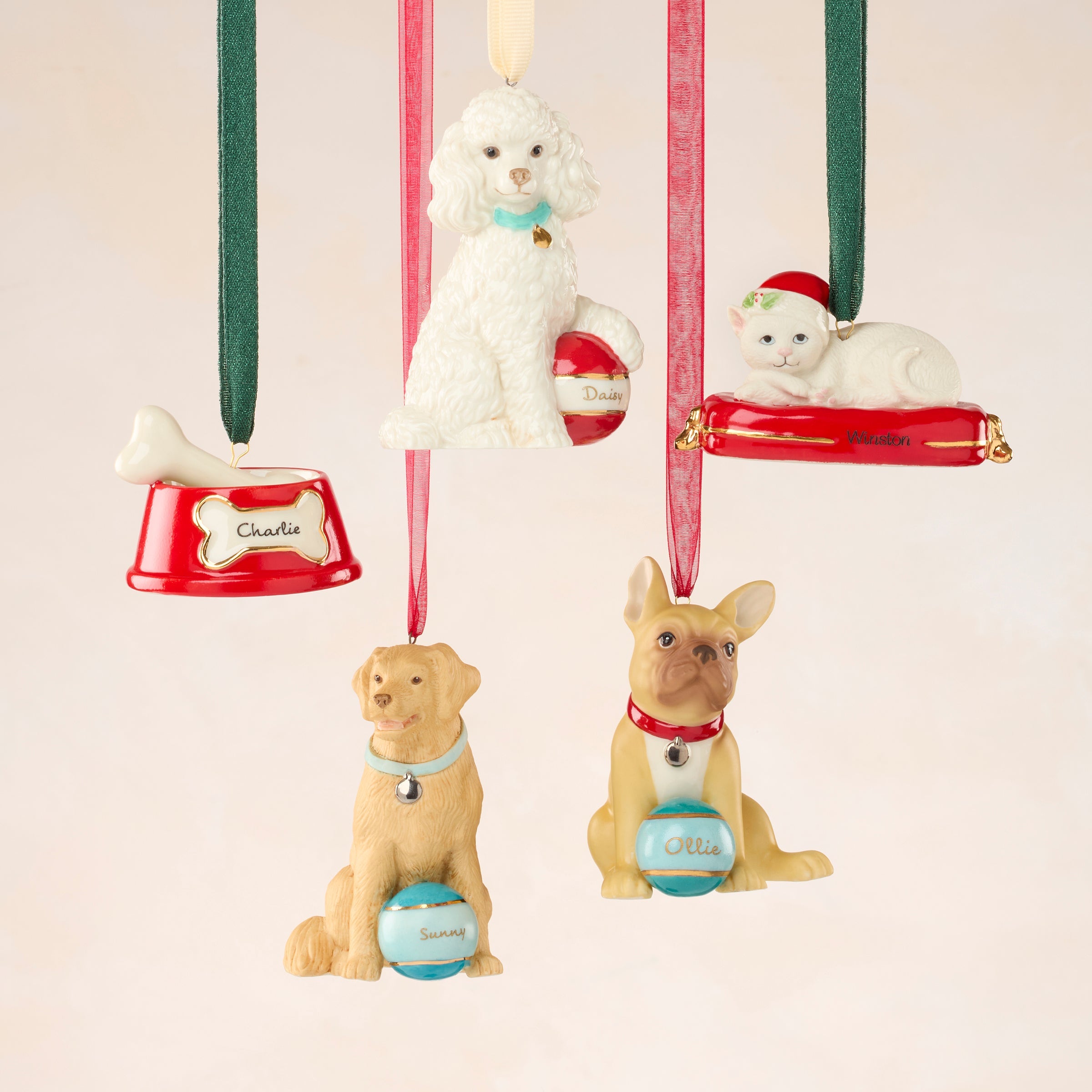 Lenox Fine Lenox Fine Personalized Poodle Ornament - Image 3