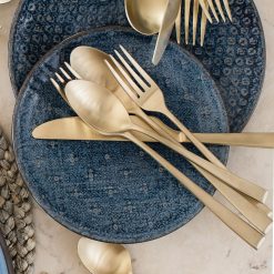 Lenox Fine Lenox Fine Marlise Champagne Satin 20-Piece Flatware Set