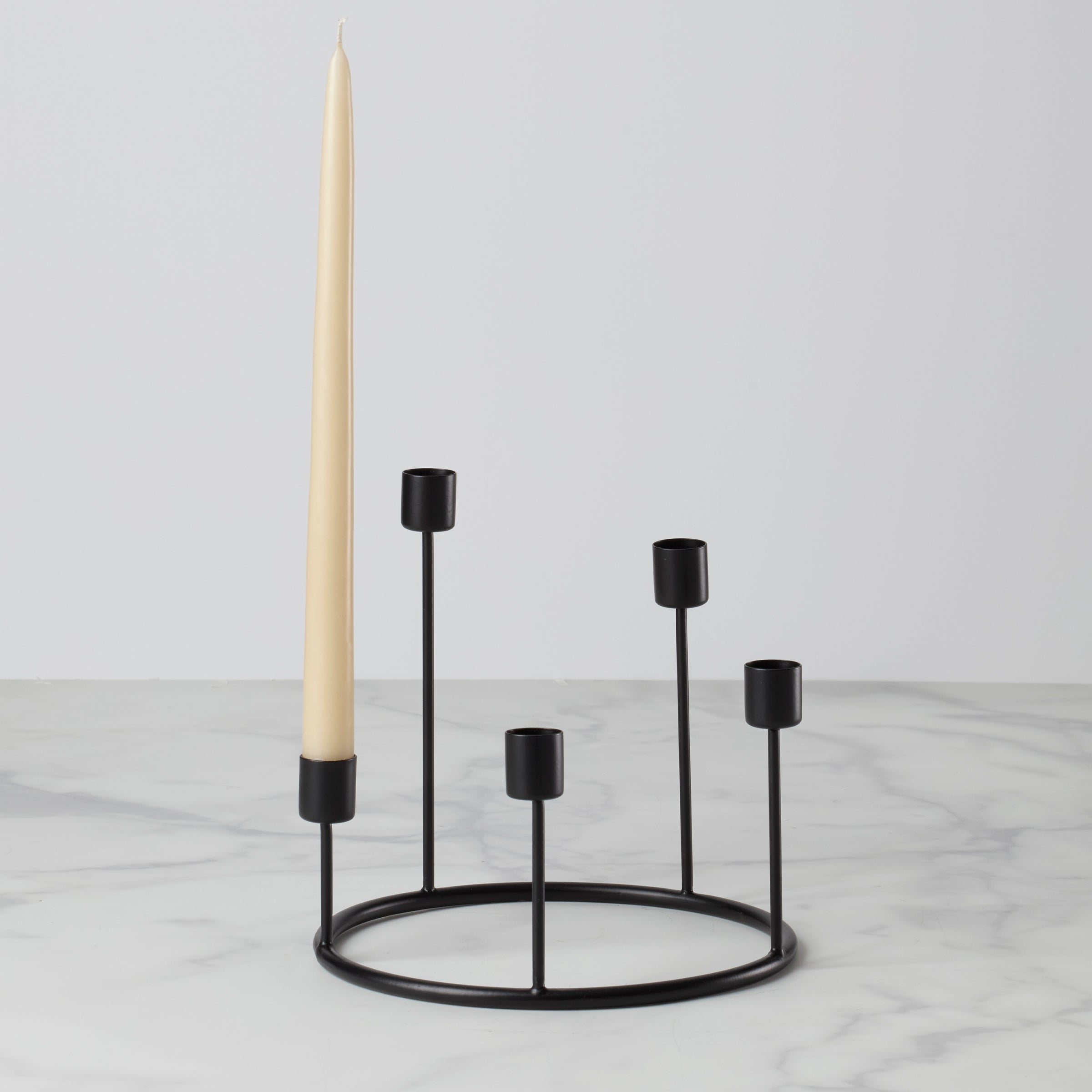 Lenox Fine Lenox Fine Kent Small Black Candlestick Wreath - Image 2