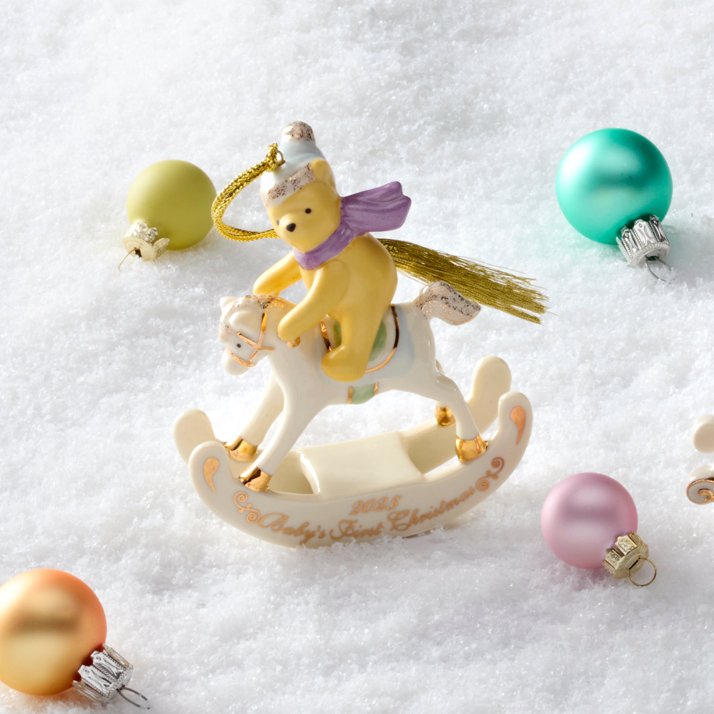 Lenox Fine Lenox Fine 2026 Winnie The Pooh Baby's 1st Christmas Ornament - Image 3