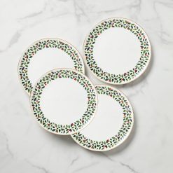 Lenox Fine Lenox Fine Evergreen Dinner Plates, Set of 4